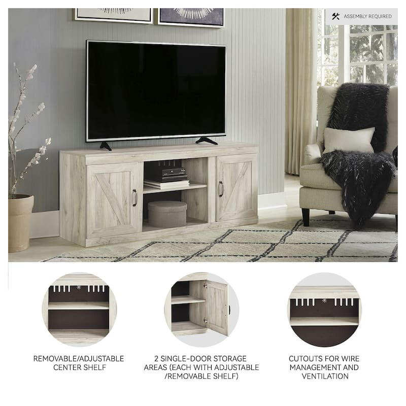 Signature Design by Ashley Wynnlow Weathered Woodgrain 60-inch TV Stand