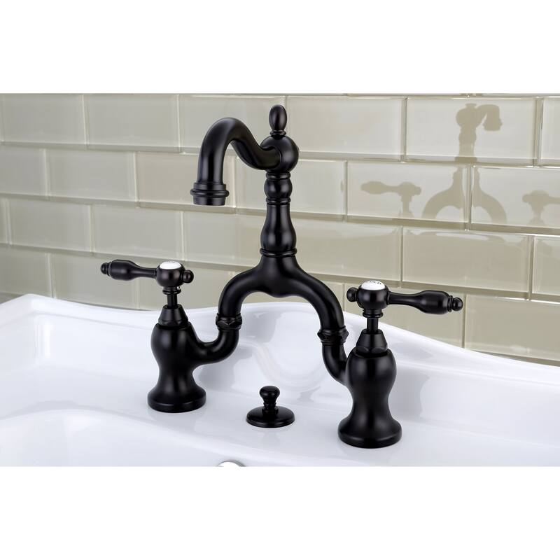 Kingston Brass Tudor Bridge Bathroom Faucet