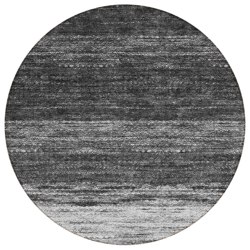 Machine Washable Indoor/ Outdoor Chantille Solid Ombre Rug