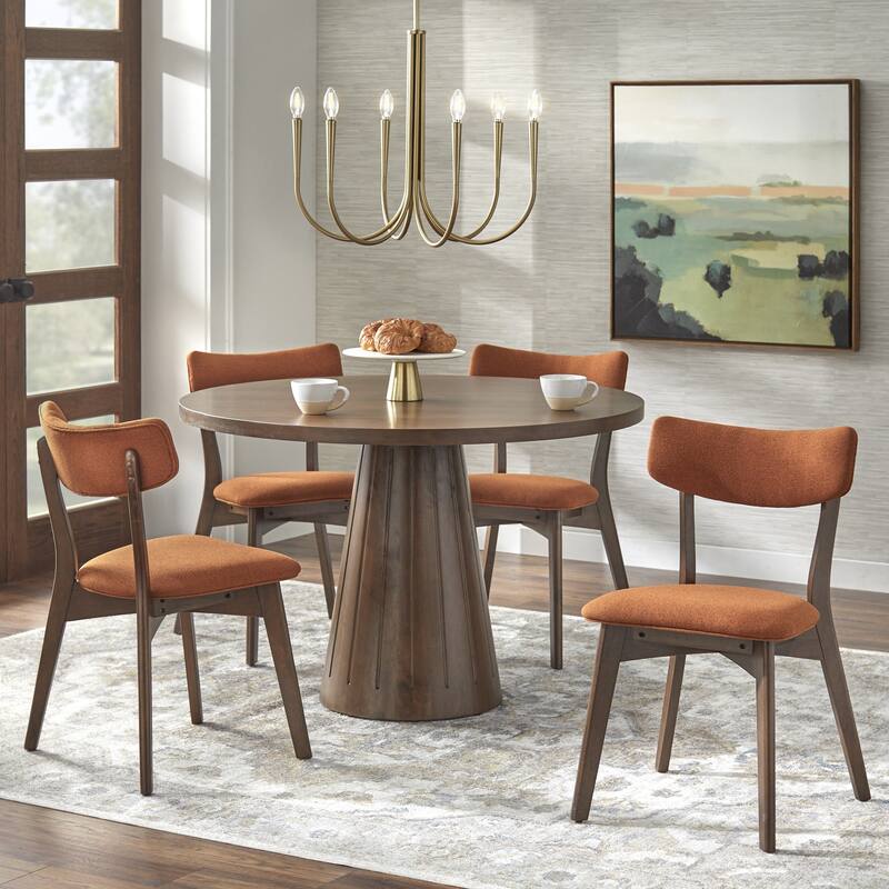 Lifestorey Cari Solid Wood Dining Chair (Set of 2)