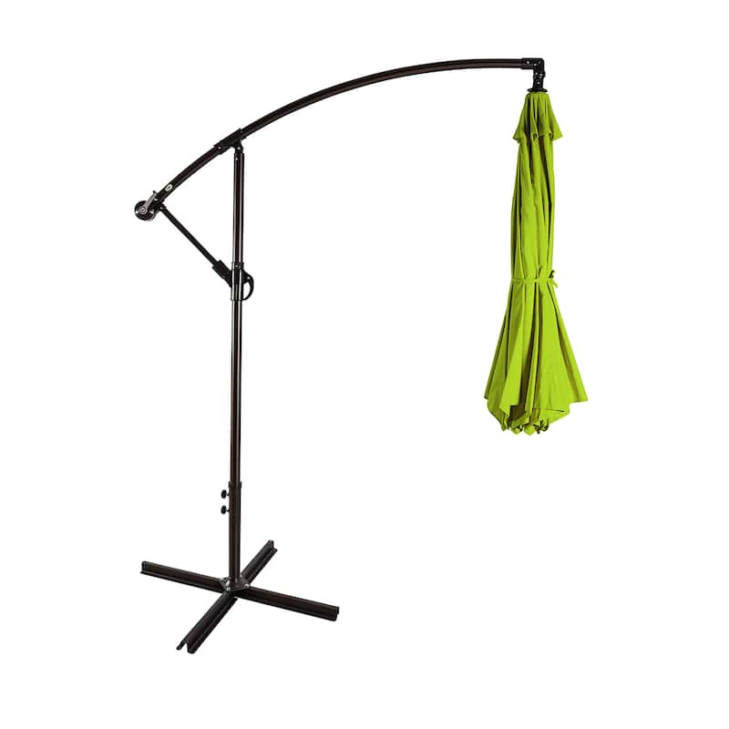 Weller 10-foot Offset Cantilever Hanging Patio Umbrella