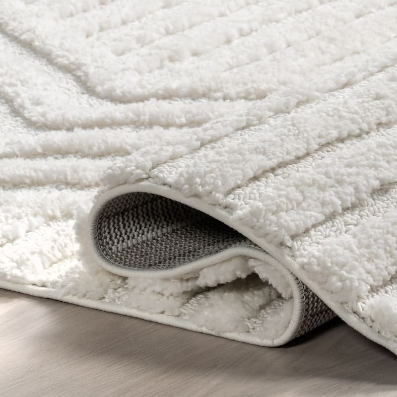 Nuloom Risette Geometric Shag Tassel Area Rug