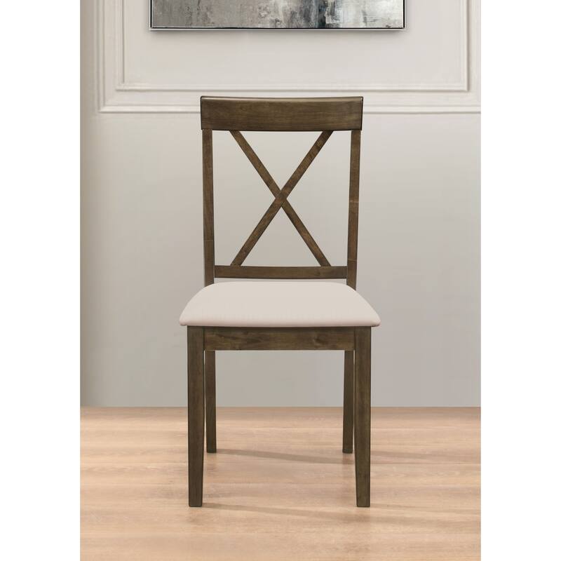 Damaris 7-pieces Dining Table and Chair - 6 Chairs Only - Brown