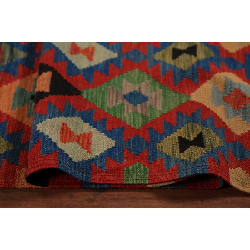 Palace Size Kilim Oriental Large Rug Hand-Woven Wool Carpet - 9'11"x 16'6"