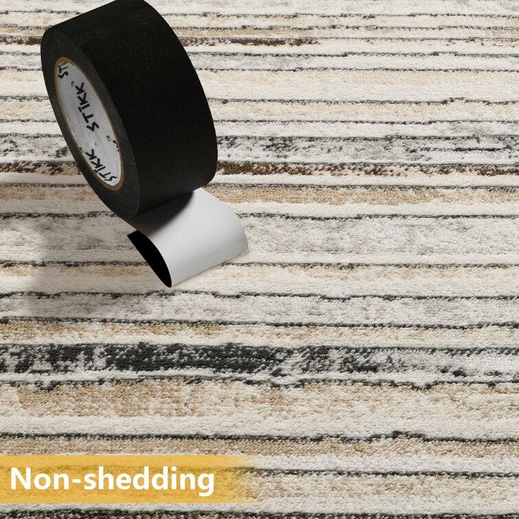 Modern Minimalist Striped Area Rug