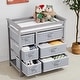 preview thumbnail 4 of 8, Wooden Diaper Changing Table with 6 Drawers and Pad - N/A