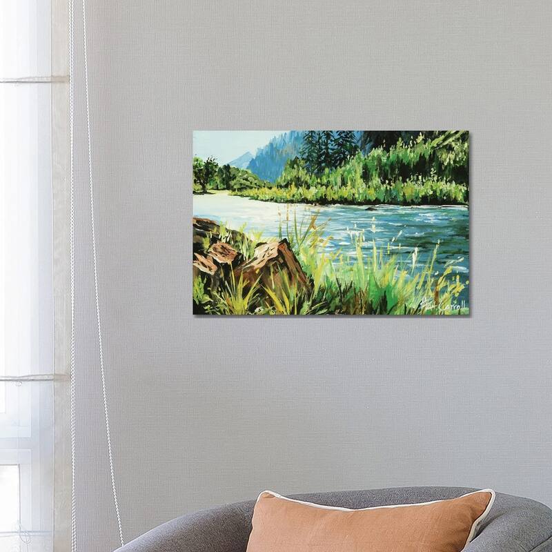 iCanvas "Fly Fishing Dream" by Patricia Carroll Canvas Print - 18x26x1.5