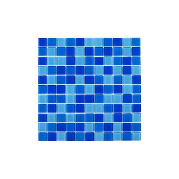 Ws Tiles 1 X 1 Glass Crystal Squares Mosaic Wall Tile Overstock 32308526