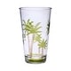 preview thumbnail 1 of 3, LeadingWare Hi Ball Palm Tree Design Acrylic Drinking Glasses Set of 4 (20oz) - 4.88" W x 4.88" L x 6.38" H Palm Tree Design
