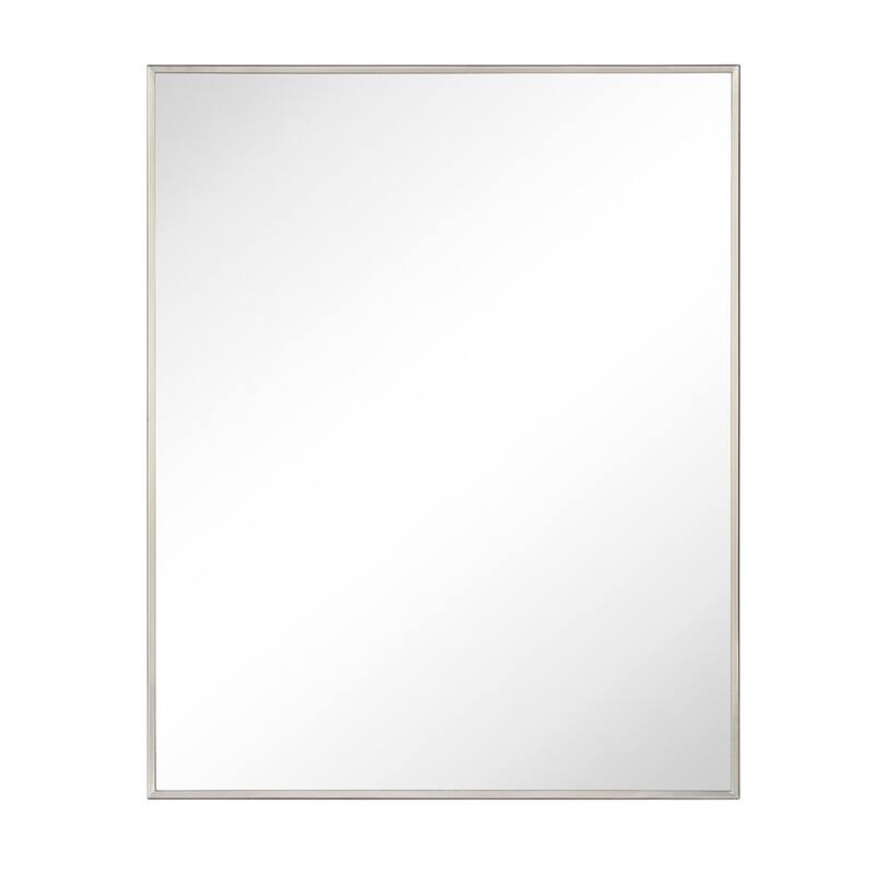 TEHOME Velin Recessed and Surface Mount Bathroom Medicine Cabinet with Mirror Square Cornered Metal Framed Rounded Rectangle