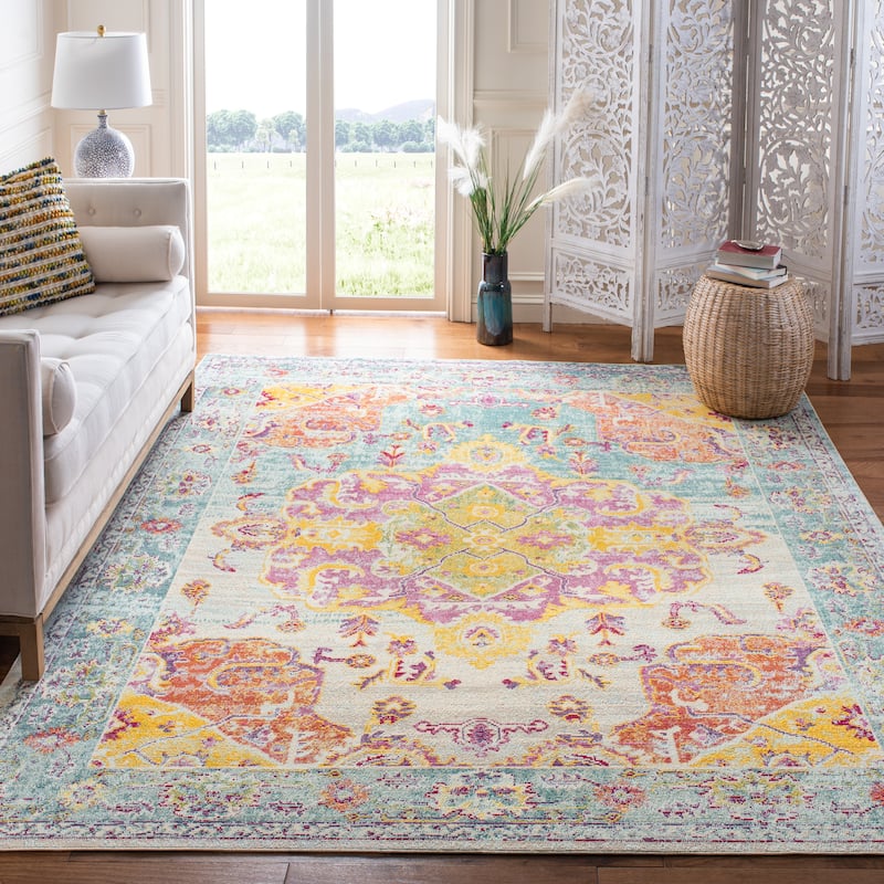 SAFAVIEH, Crystal Annalena Vintage Boho Medallion Rug