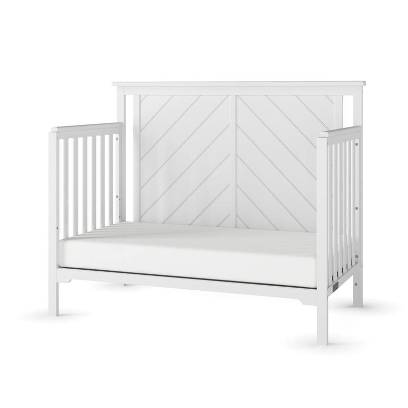 Forever Eclectic Hampton Flat Top 4-in-1 Convertible Baby Crib