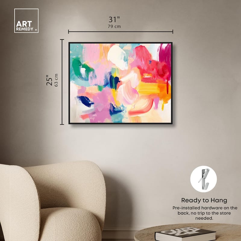 Pigment Play I Canvas by Art Remedy