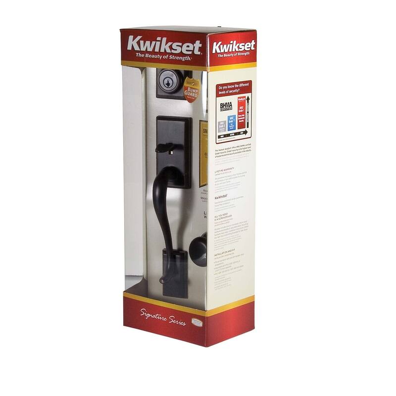 Kwikset Signature Series Hawthorne Dummy Handleset - Exterior Trim