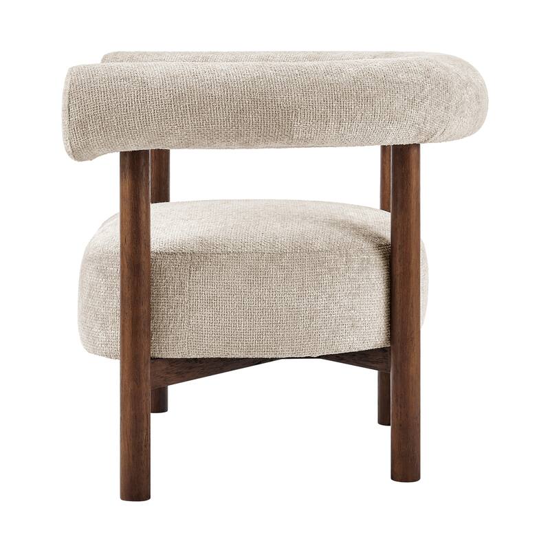 NPD Furniture Vincent Chenille Accent Arm Chair