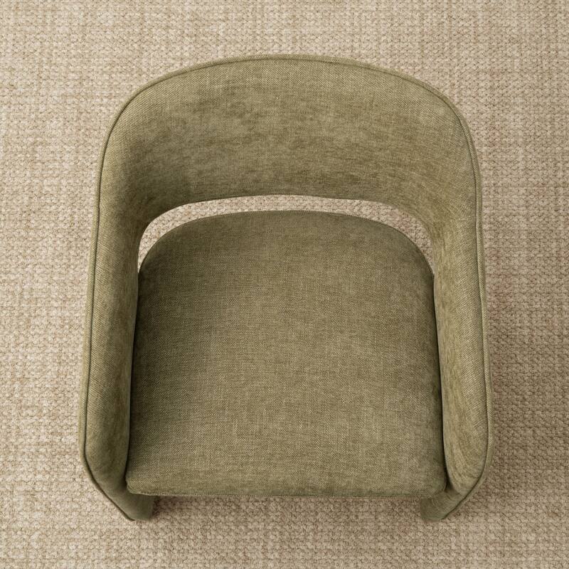 Upholstered Fabric Dining Armchair (Set of 2)