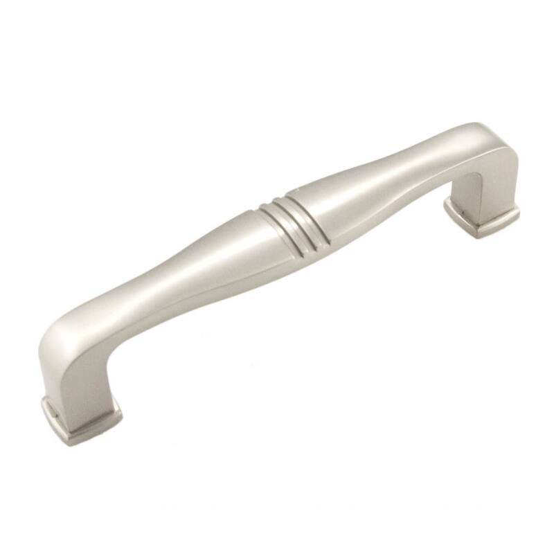 RK International Alder 3-3/4 Inch Center to Center Handle Cabinet Pull - Satin Nickel