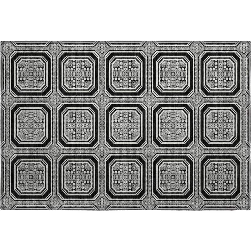 Premium Washable Super Soft Classic Panel Mayfield Rug