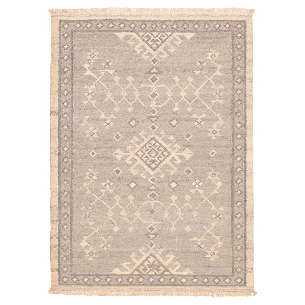 Ankara FW Grey Kilim 5'3" x 7'6" - 5'3 x 7'6