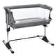 preview thumbnail 1 of 10, Baby joy Portable Baby Bed Side Sleeper Infant Travel 10° Inclined Grey