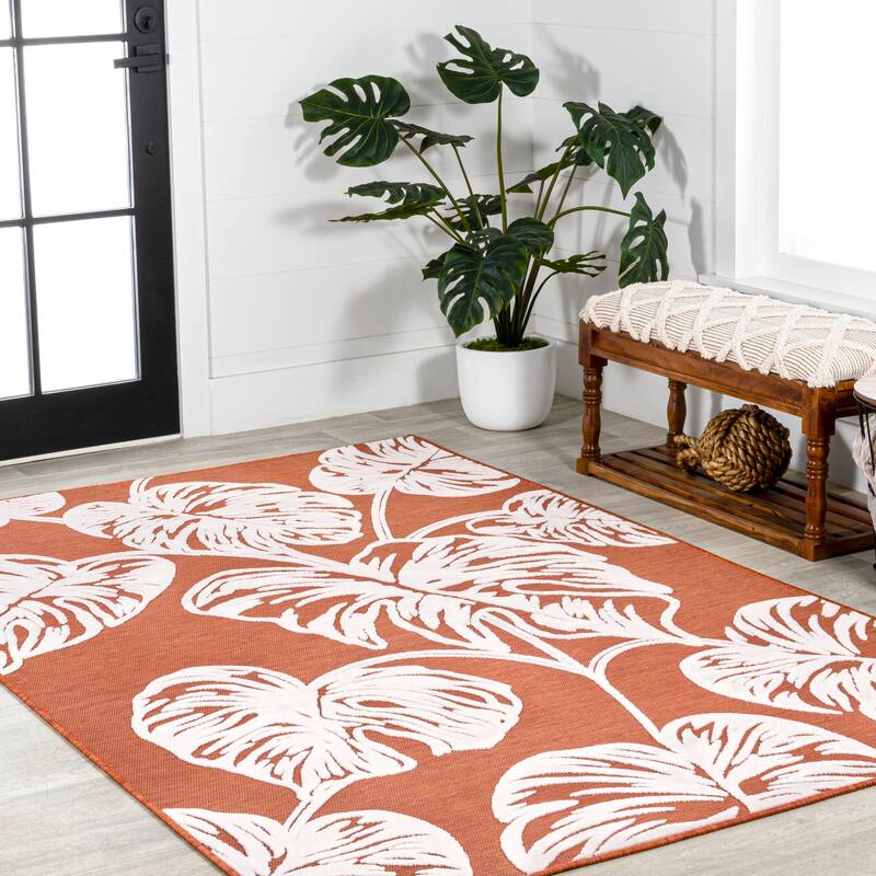 JONATHAN Y Montego Abstract Swirl Area Rug