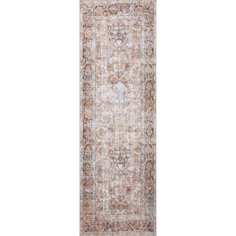 Alexander Home Bella Distressed Vintage Area Rug - 2' 6" x 7' 6" - Runner