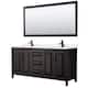 Option Dark Espresso / White Quartz Top / Matte Black