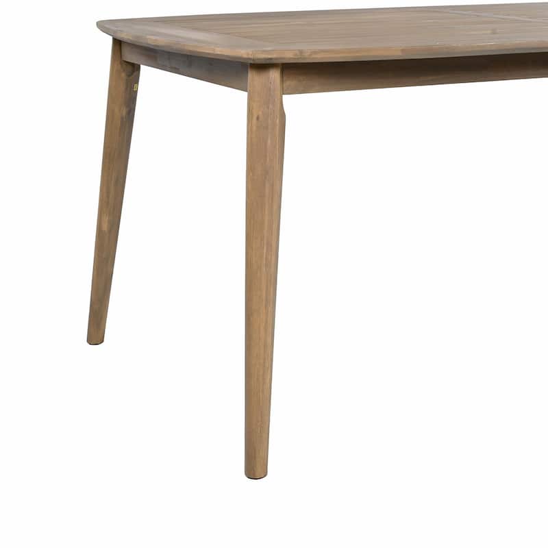 8-Seater Acacia Wood Dining Table with Heavy-Duty Frame