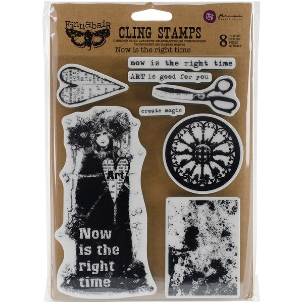 Finnabair Cling Stamps 6"X7.5"-Now Is The Right Time