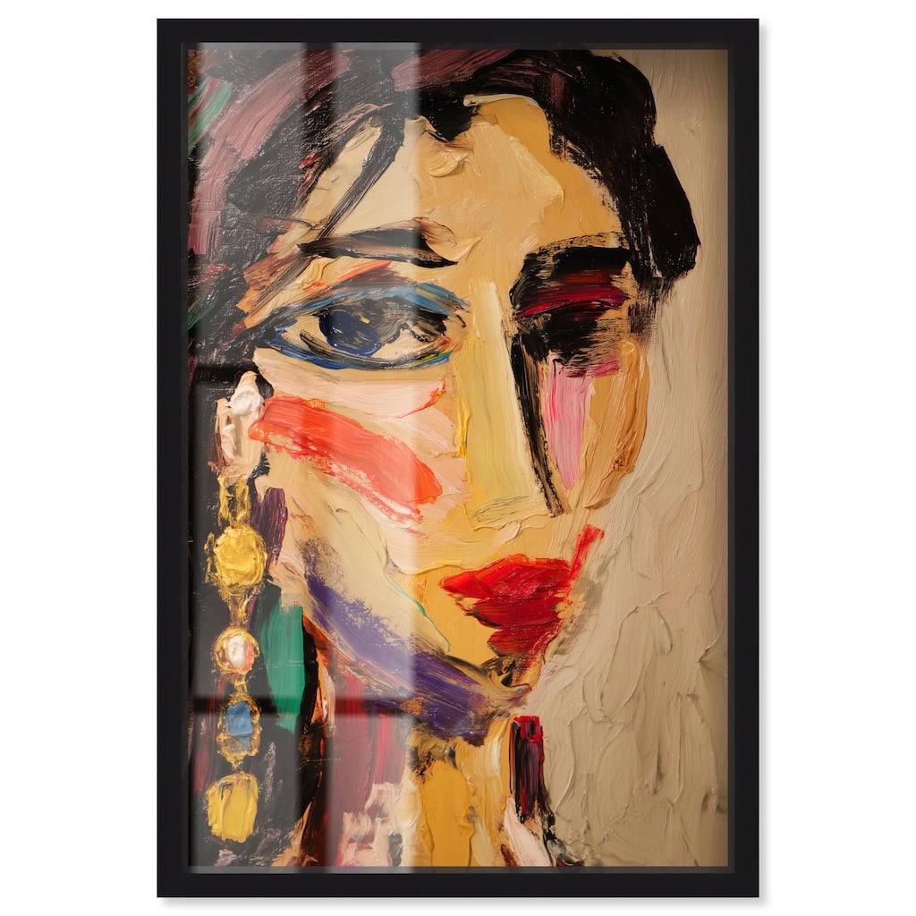 Colorful Expression I Shadowbox by Art Remedy