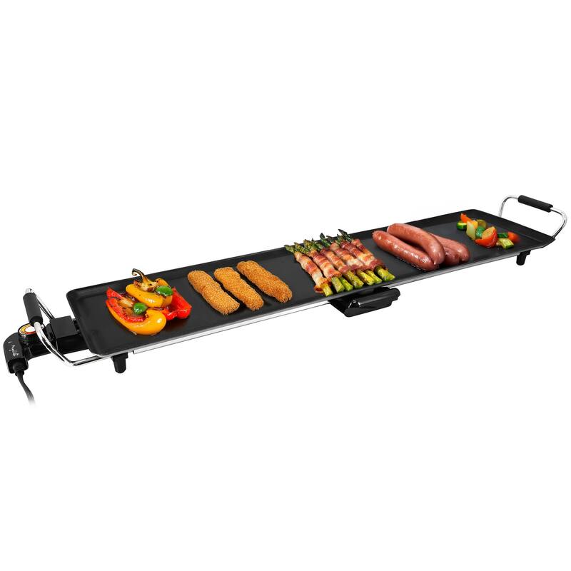 35.43 Inch Nonstick Coating Electric Griddle with Temperature Control and Drip-Tray