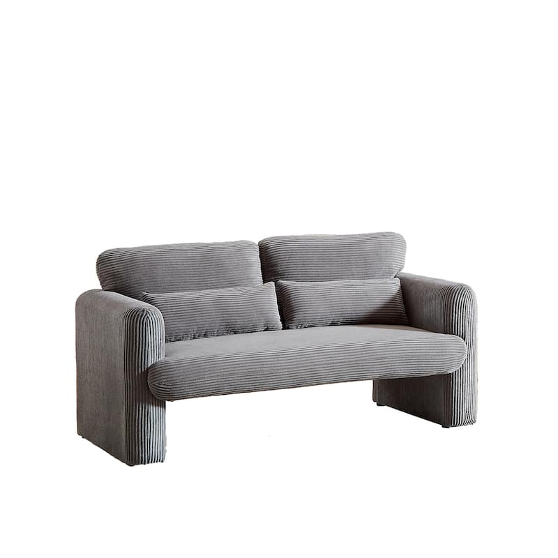 GDFStudio - Emiliano Sofa Set in Premium Corduroy with Elegant Design and Superior Comfort