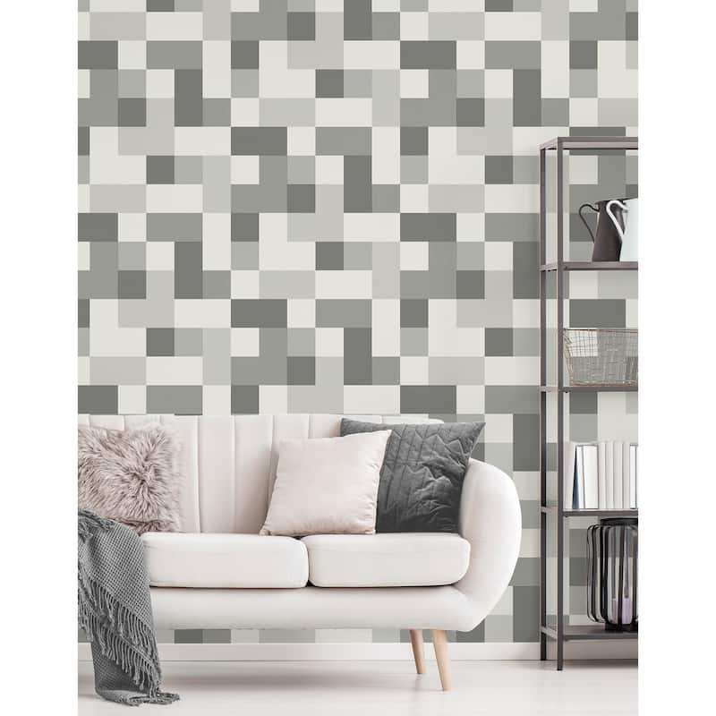 Fine Decor Milano Black Geometric Wallpaper