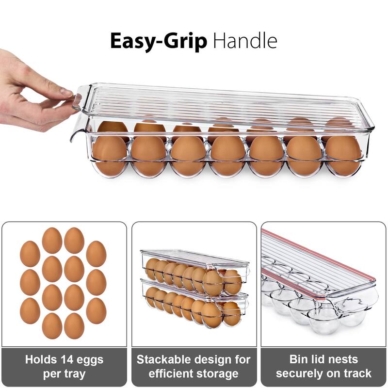 Can Organizer and Egg Holder Set - 6 Pc Set