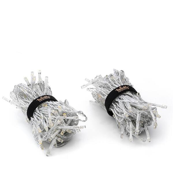 Twinkly 190Light AWW LED Icicle Light Set (Generation II) Bed Bath
