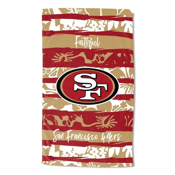 slide 2 of 3, NFL San Francisco 49Ers Pocket Beach Towel - 35"x60"