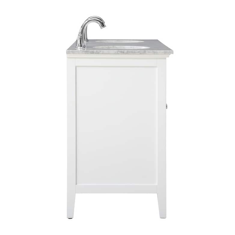 Modern 60" Double Bathroom Vanity Set