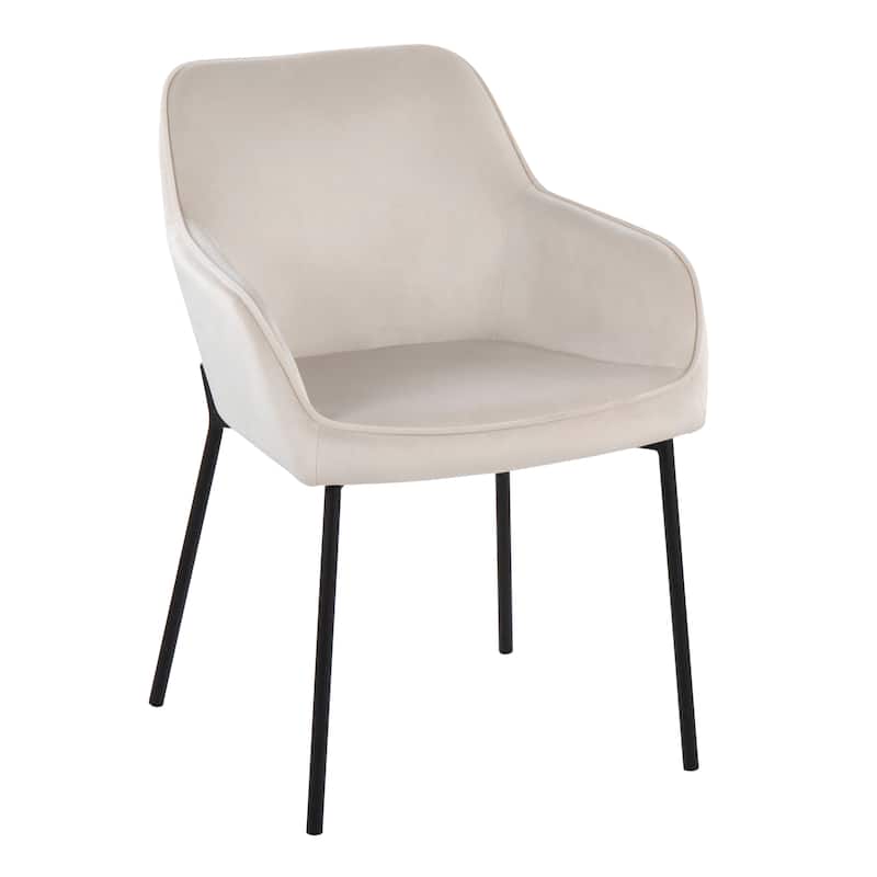 Carbon Loft Galotti Upholstered Dining Chair (Set of 2) - Cream Velvet