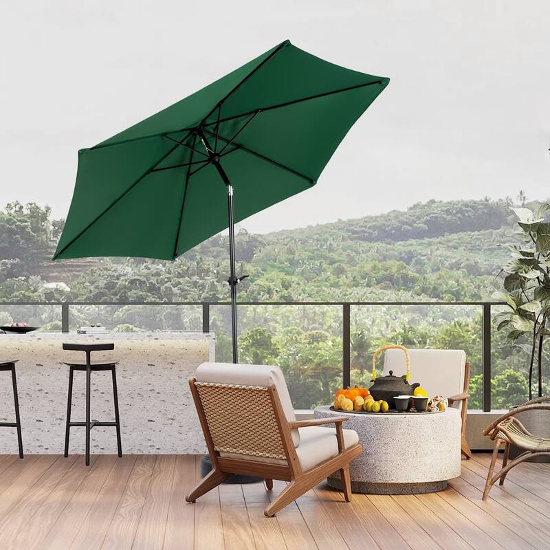 Topcraft 9ft Metal Tiltable Market Umbrella