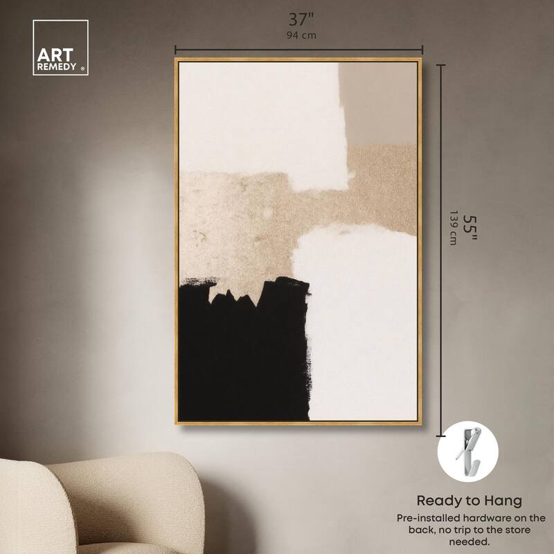 Earth and Ink I Canvas by Art Remedy