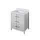 Option Grey / White Carrara