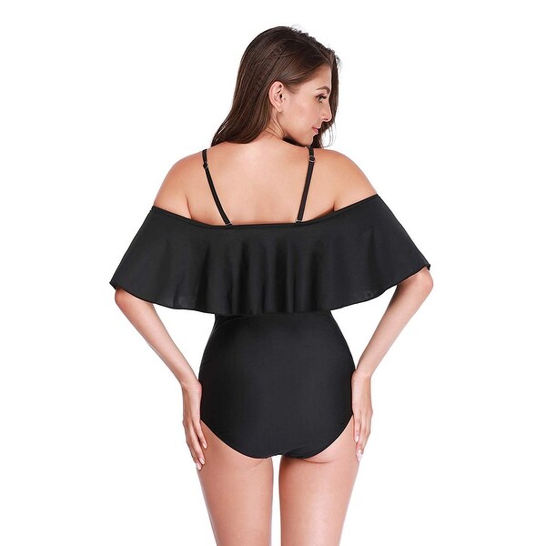 off the shoulder maternity bathing suit