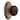 Nostalgic Warehouse Brown Porcelain Solid Brass Privacy Door Knob Set