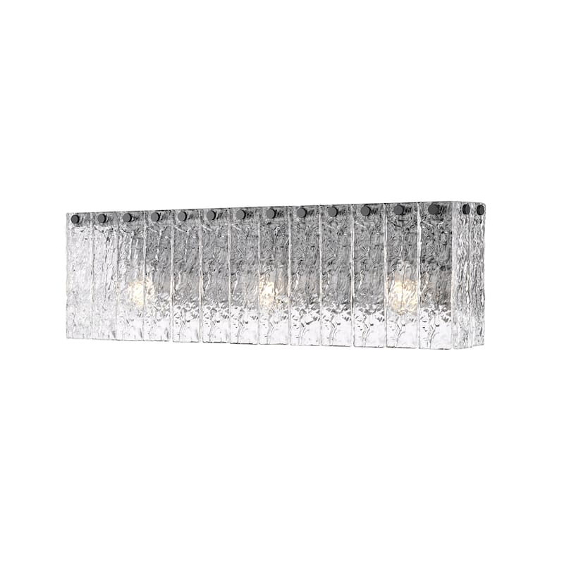 Z-Lite 1943-3V Glacier 24" Wide Vanity Light - Matte Black