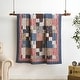 preview thumbnail 2 of 5, Greenland Home Fashions Shiloh Patchwork Floral Print Throw Quilt