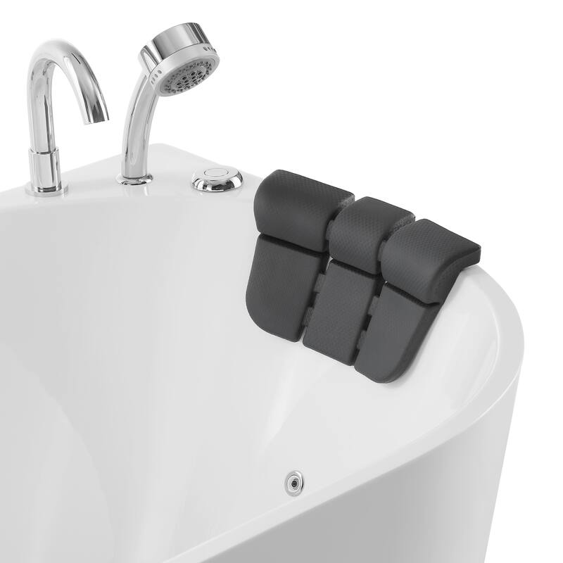 67" x 32" Free standing Whirlpool Acrylic Bathtub with Faucet