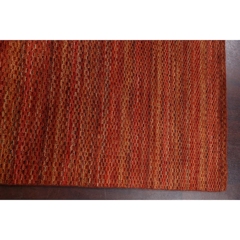 Geometric Contemporary Oriental Moroccan Area Rug Wool Handmade - 5'3" x 7'6"