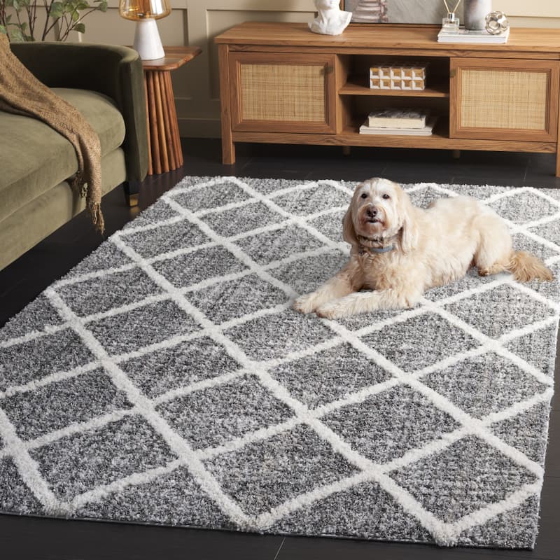 SAFAVIEH Everett Shag Ljubomira 1-inch Thick Rug