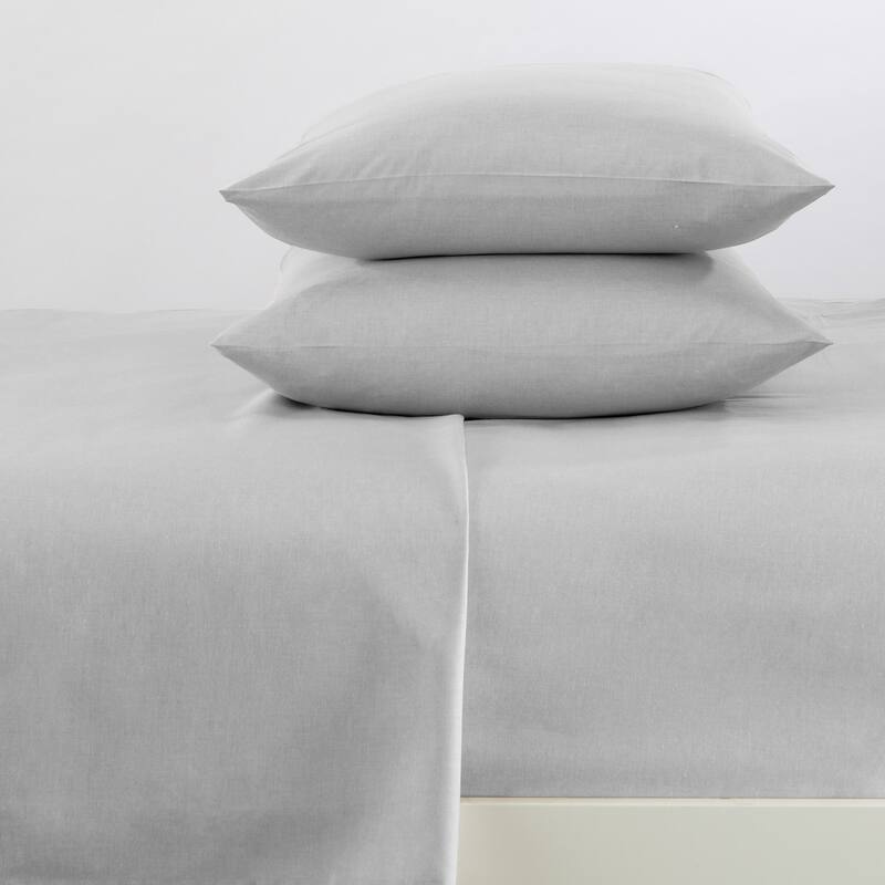 Premium Modal T-Shirt Jersey Knit Sheet Set - Twin - Light Grey