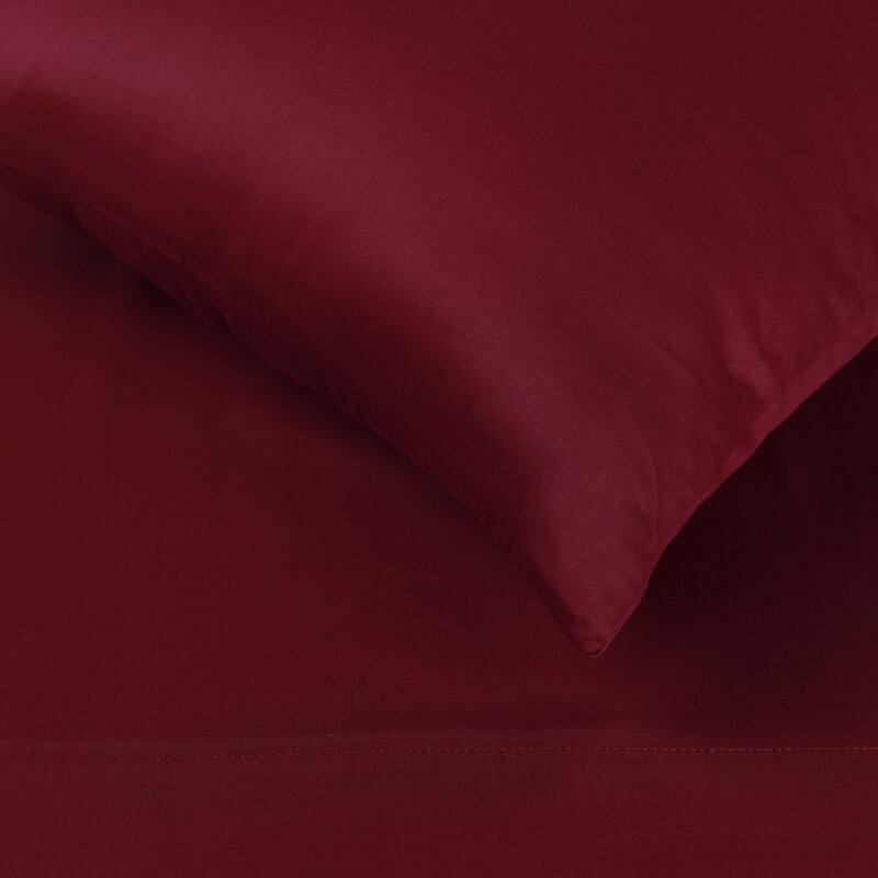 Superior Egyptian Cotton 400 Thread Count Solid Deep Pocket Bed Sheet Set